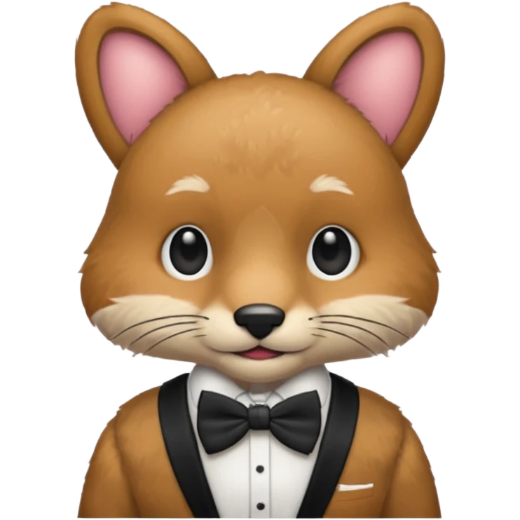 animal with bow tie and shirt emoji