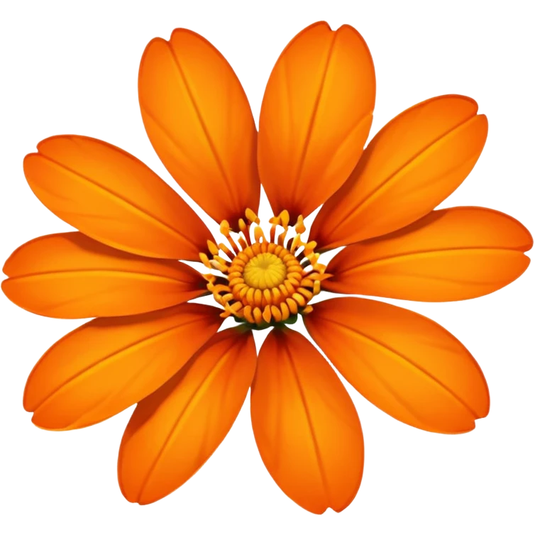 orange flower emoji