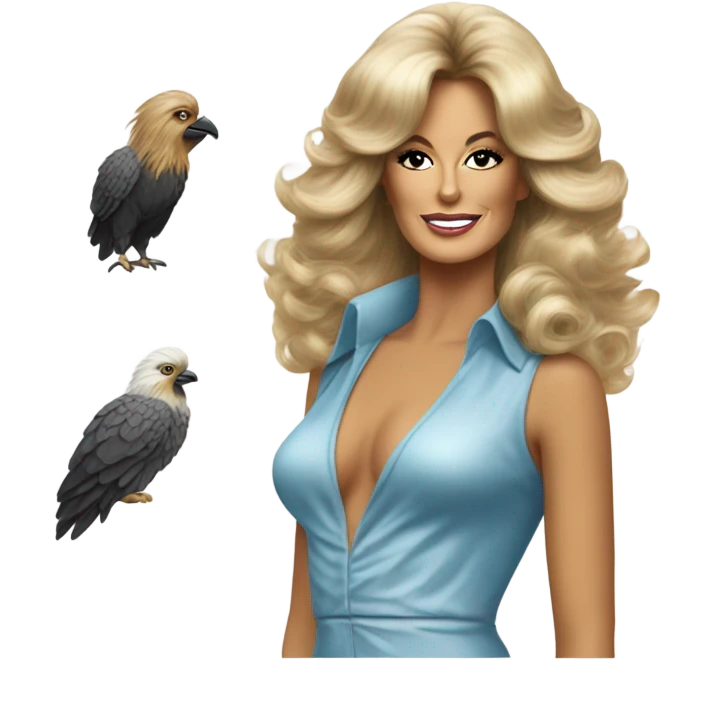 Farrah fawcett emoji