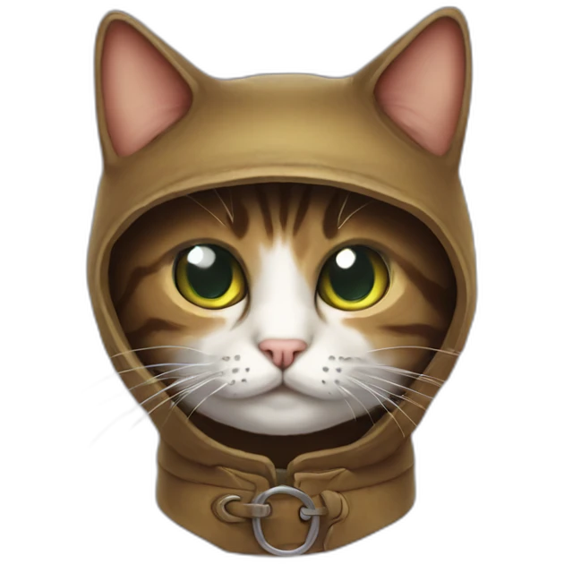 evil one eye cat in boot emoji