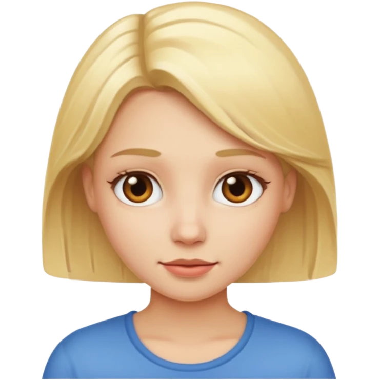 Blond girl emoji