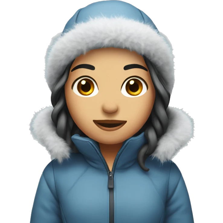 Rosa winter emoji emoji