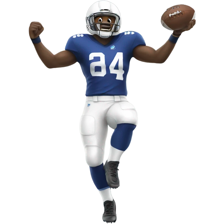 Football player celebrating  emoji