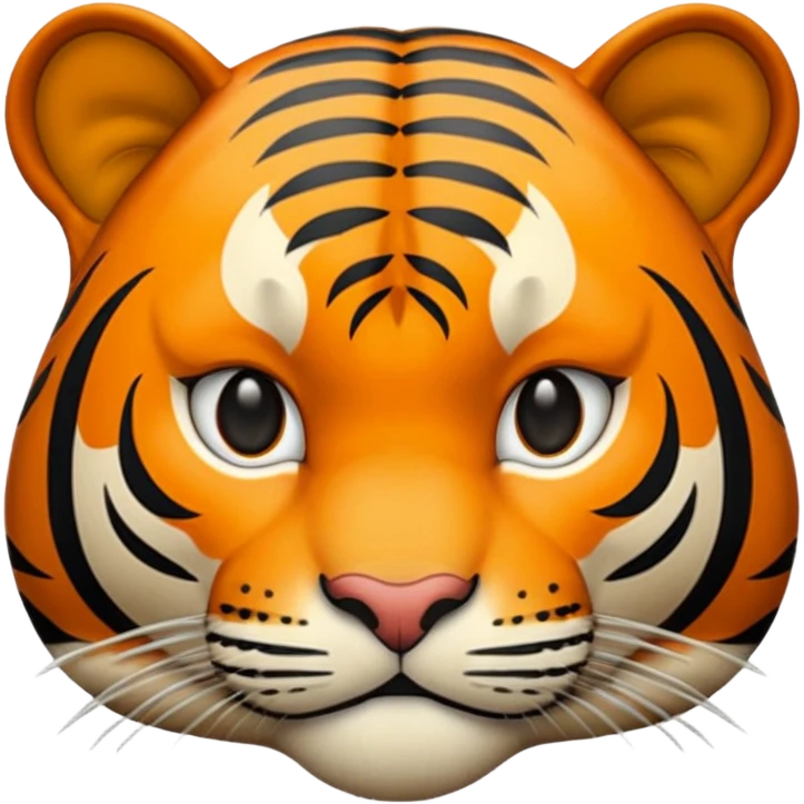 Emoji de um tigre em pe para a esquerda (tigre sem cor nenhuma todo preto) emoji