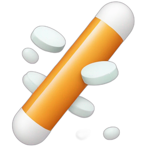 pill 💊 emoji And a 🚫 over the pill like this emoji but instead off the cigarette put the pill. 🚭 emoji
