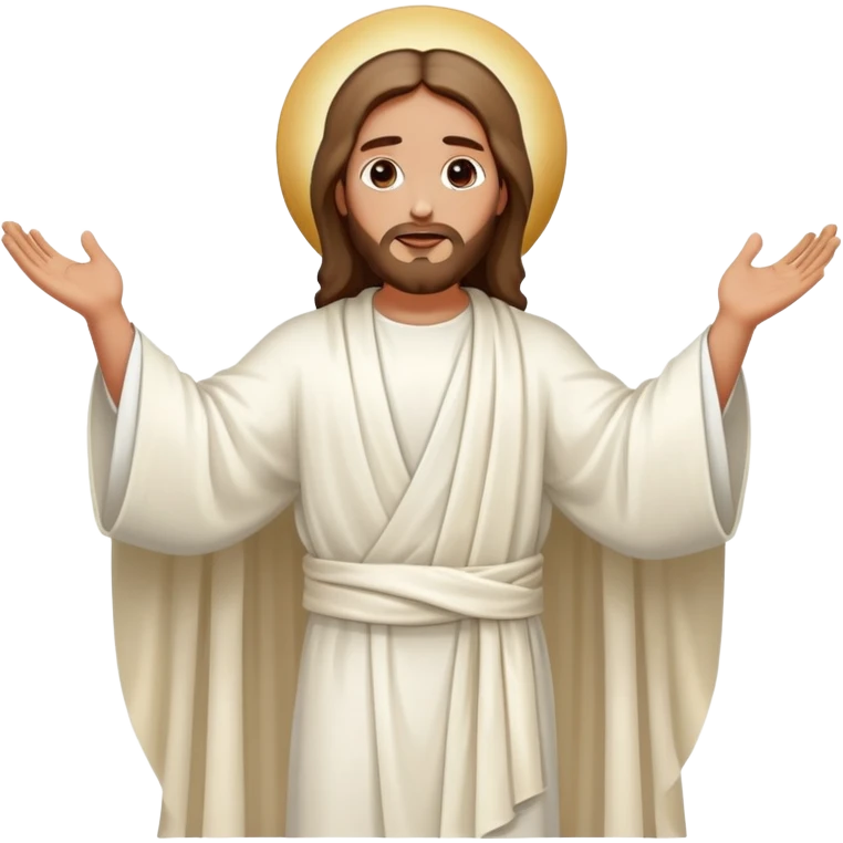 Jesus Christ risen from the tomb emoji