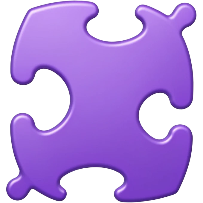 purple puzzel piece emoji