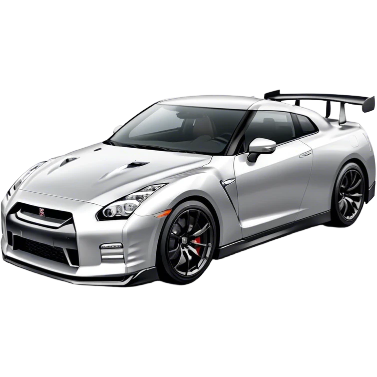 Nissan GT-R - Nissan (Model Year: 2022) (Iconic colour: Silver) emoji