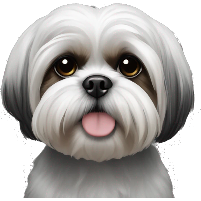 Shih tzu noir emoji