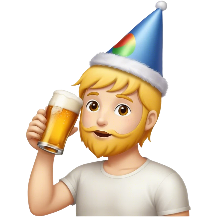 Spam drinking beer emoji