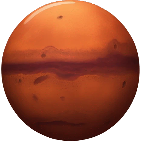 planet mars emoji