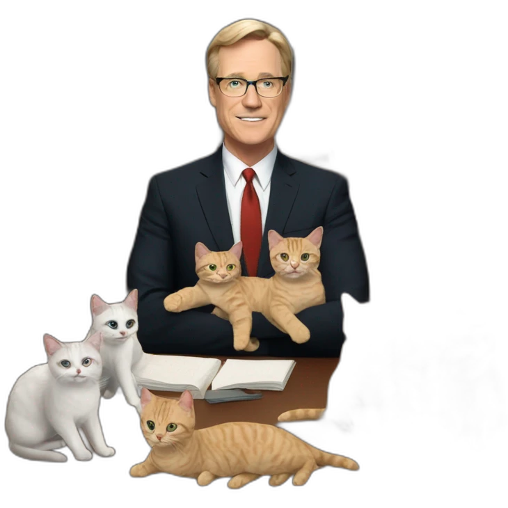 Senator armstrong with cats emoji