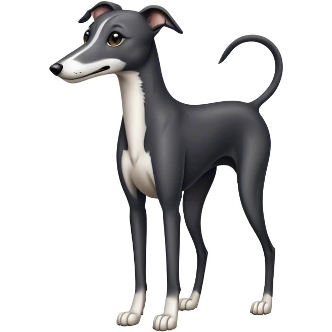 Black greyhound  emoji