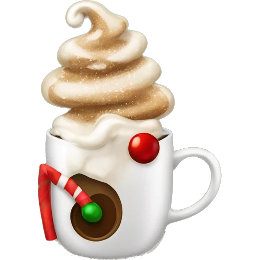 christmas coffe emoji