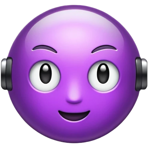  crie um emoji de foguete roxo emoji