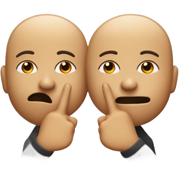 🫂🤫 emoji
