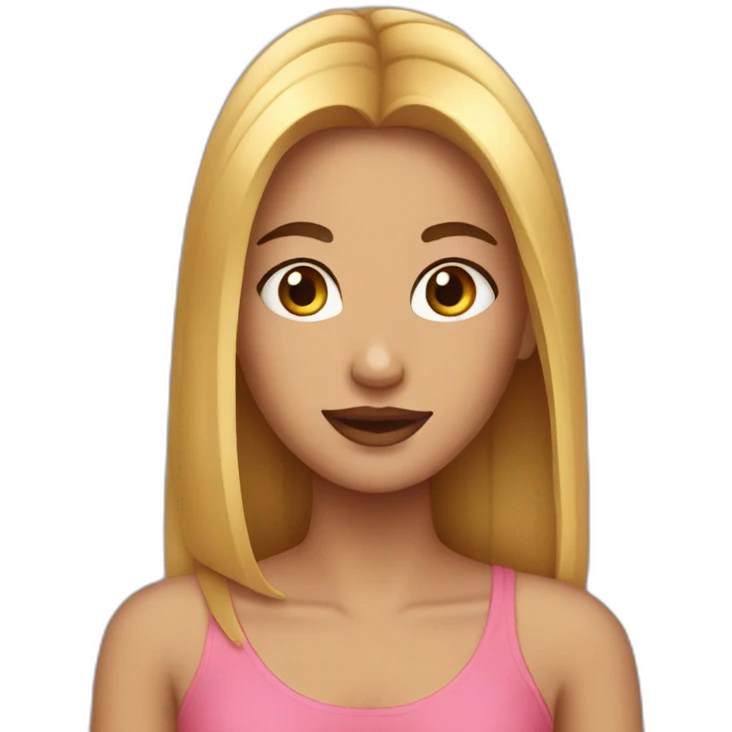 girl with long nails emoji