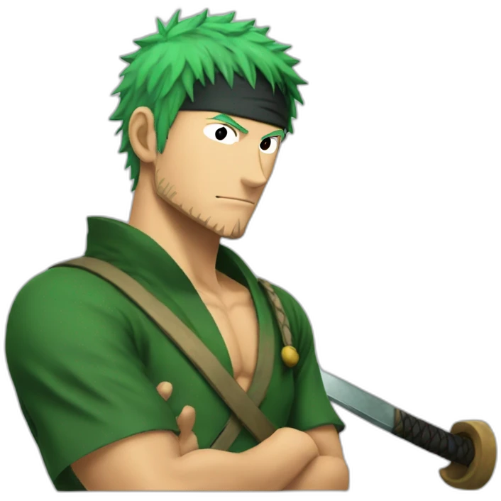 Zoro ronrona emoji