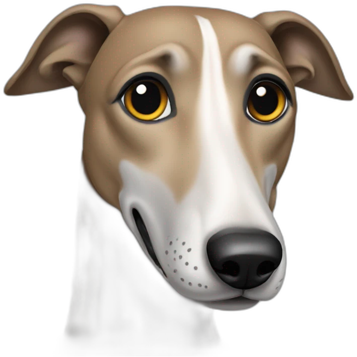greyhound dog emoji