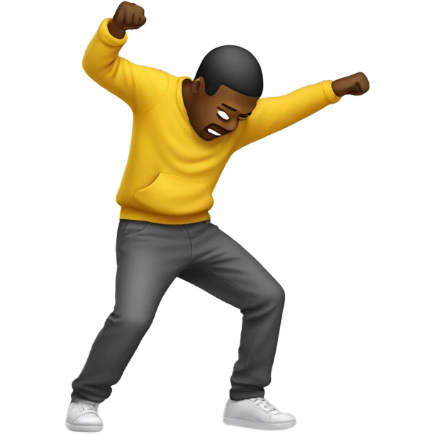 person dabbing emoji