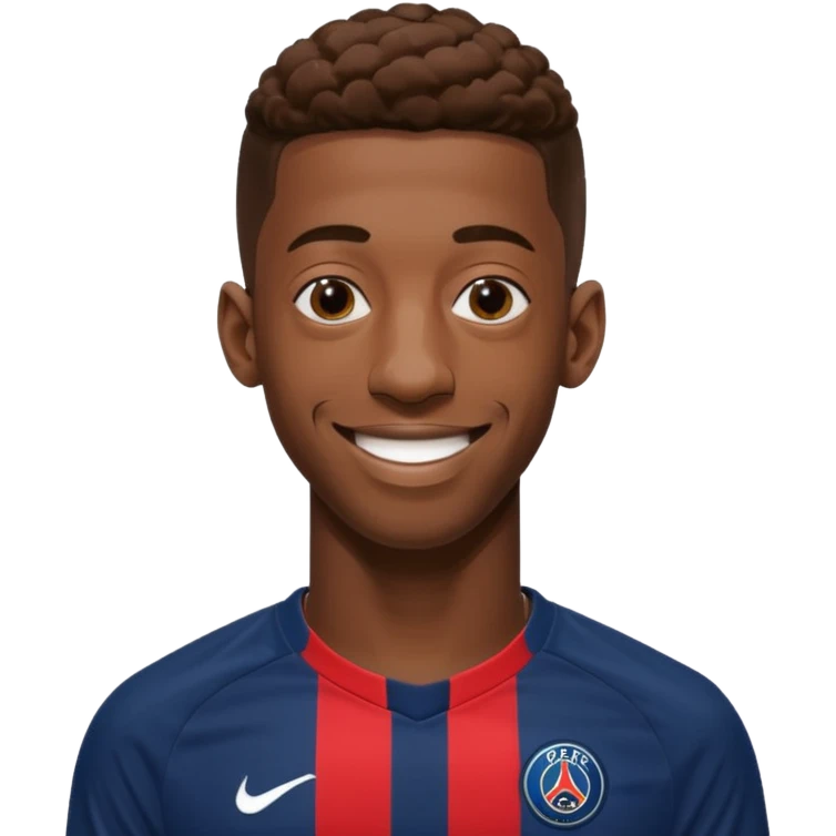 Ousmane Dembele avec le maillot du psg emoji