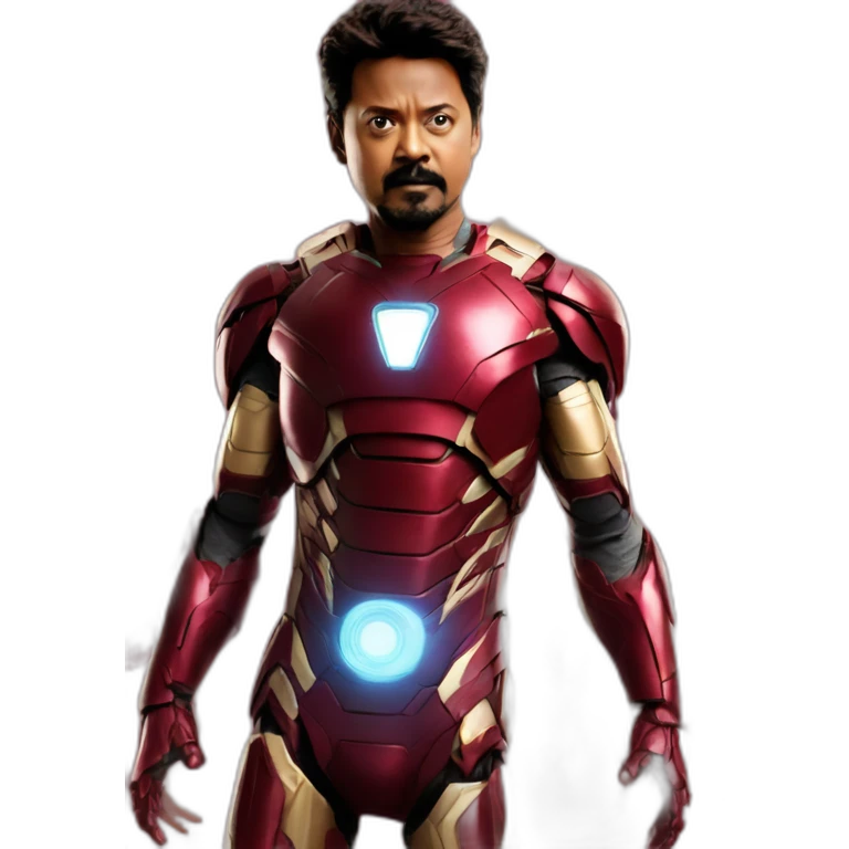 Thalapathy Vijay as ironman emoji