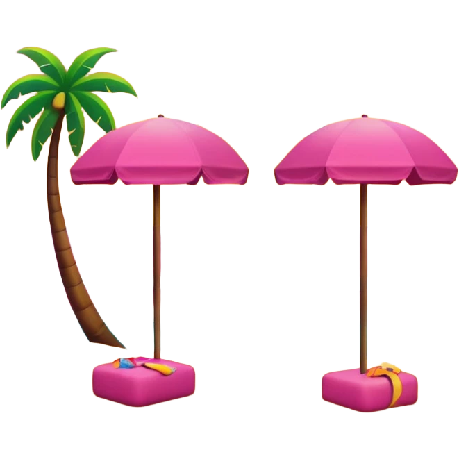 summer-themed emoji of a summer beach sunset emoji