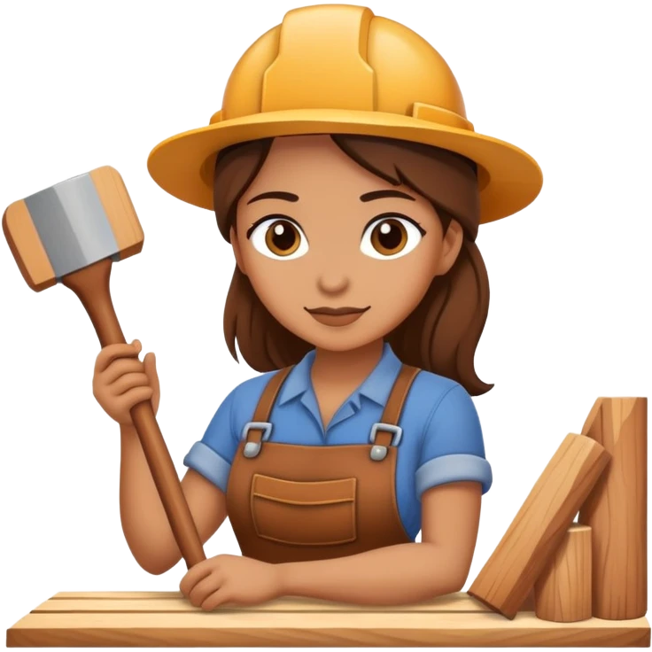 Woodworker woman emoji