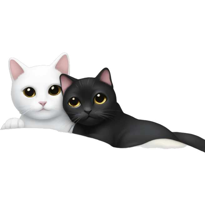 White lady snuggling with a tuxedo cat with a blanket emoji
