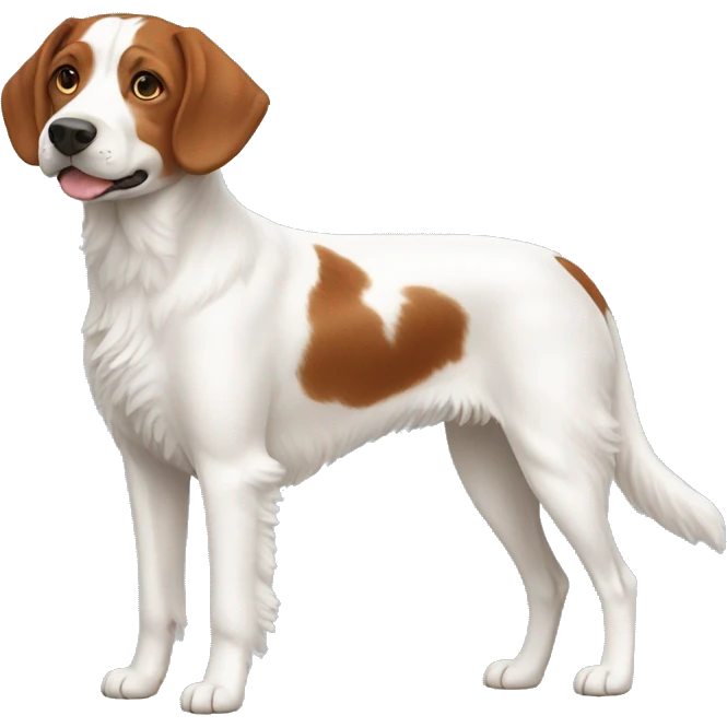Brittany Dog Breed Full Body emoji