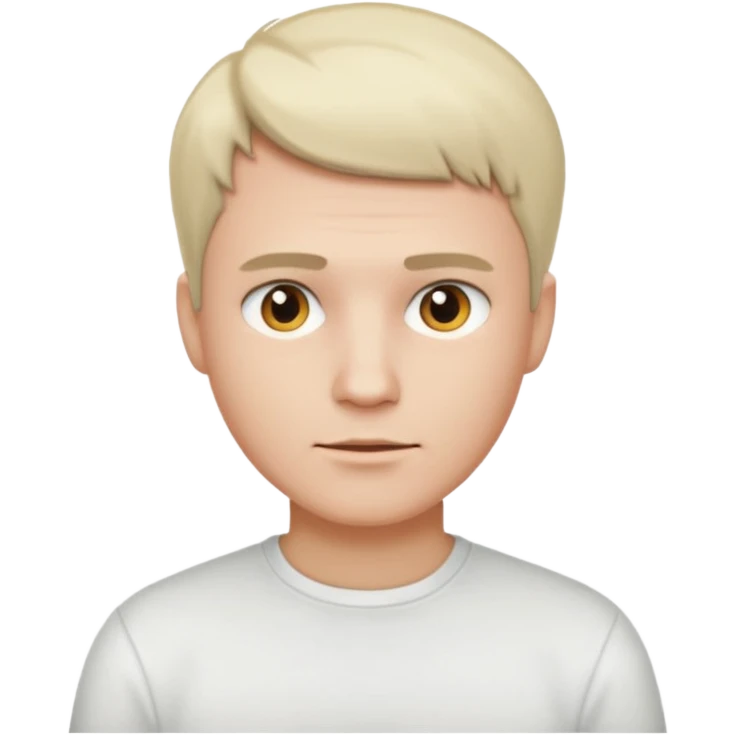 White shirt guy emoji