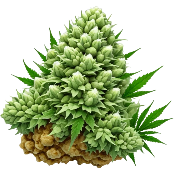 White Russian cannabis nug emoji