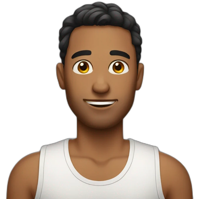 perosn wearing tanktop emoji