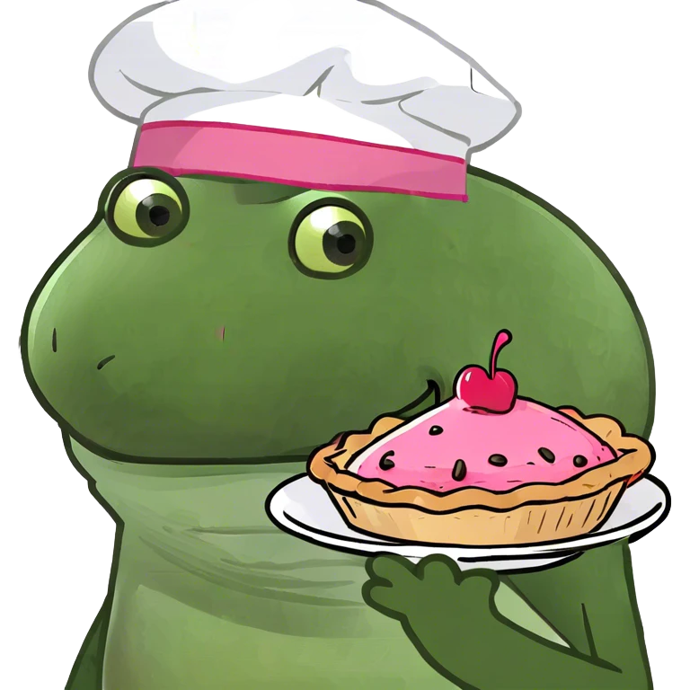 Pink pie emoji