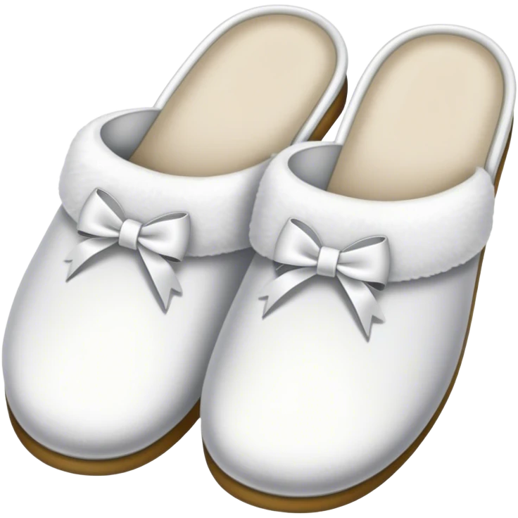 white slippers emoji