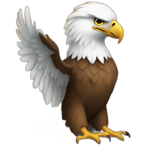 eagle reading a book emoji