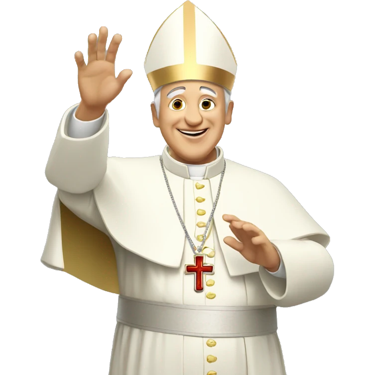 pope approves ok gesture emoji