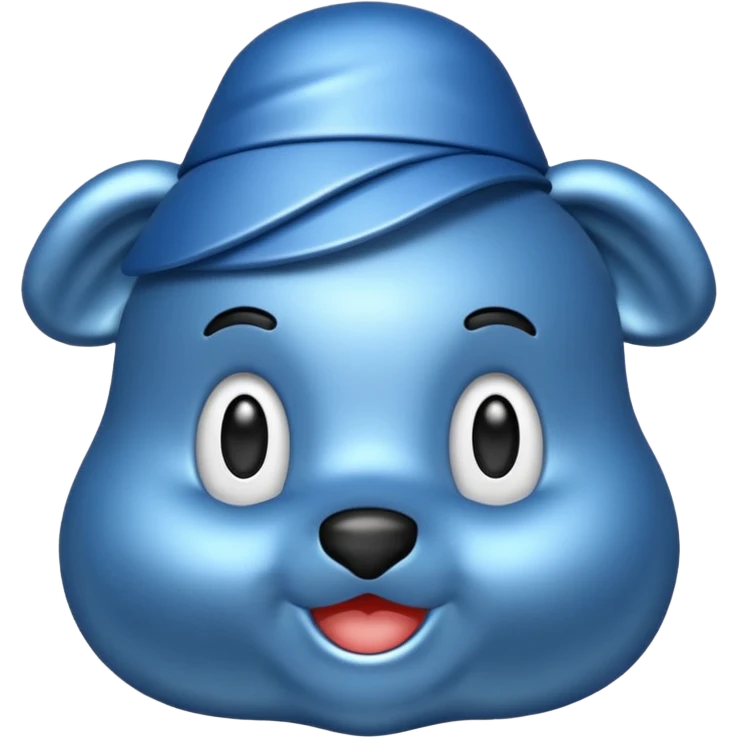 Corno francese blu emoji
