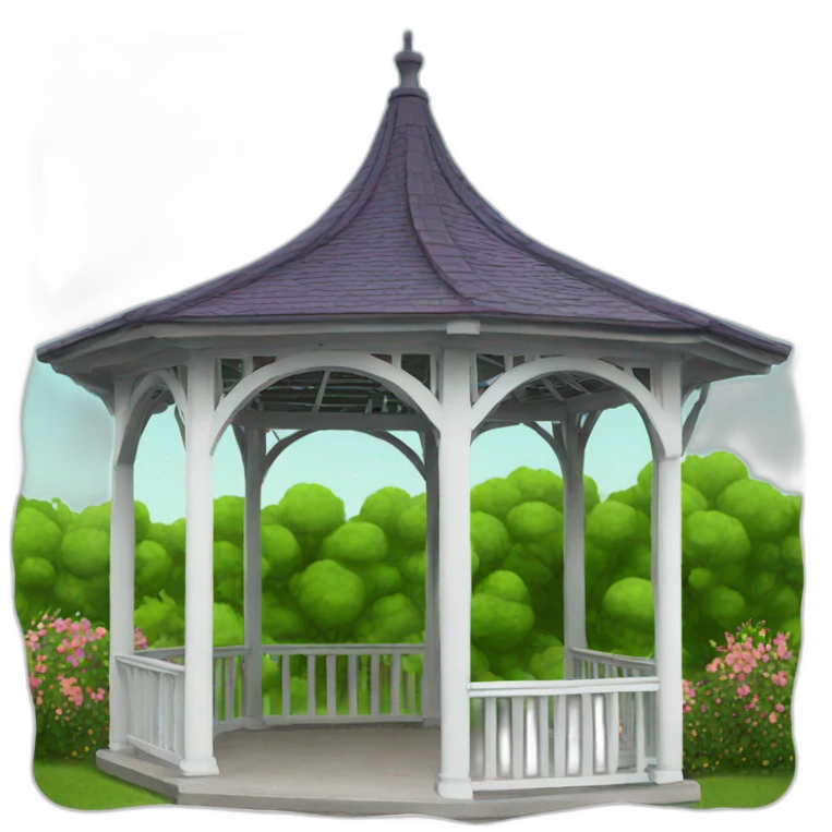 Beautiful gazebo emoji