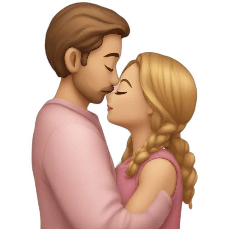 Kissing girl emoji