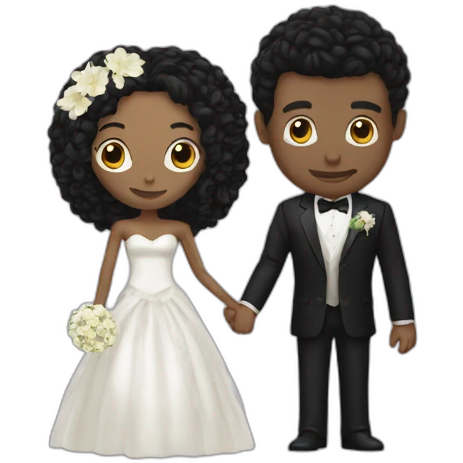 wedding of the alien and the predator emoji