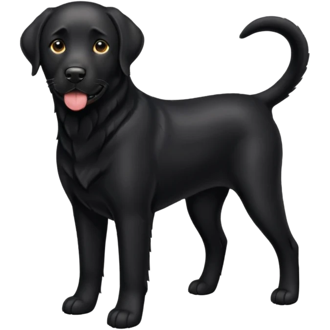 Black Labrador emoji