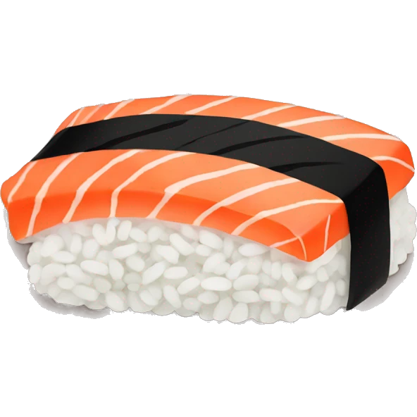 Salmon sushi emoji