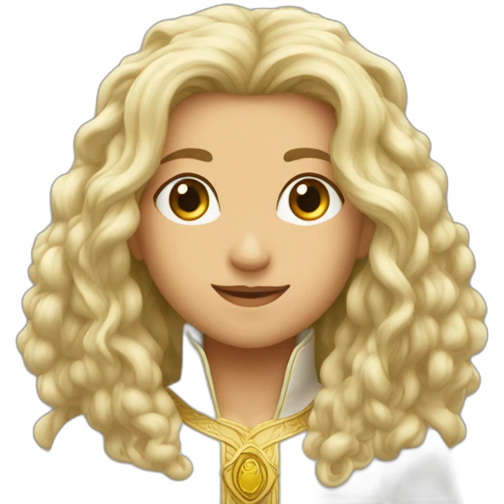 Kanaryayı elinde tutan aslan emoji