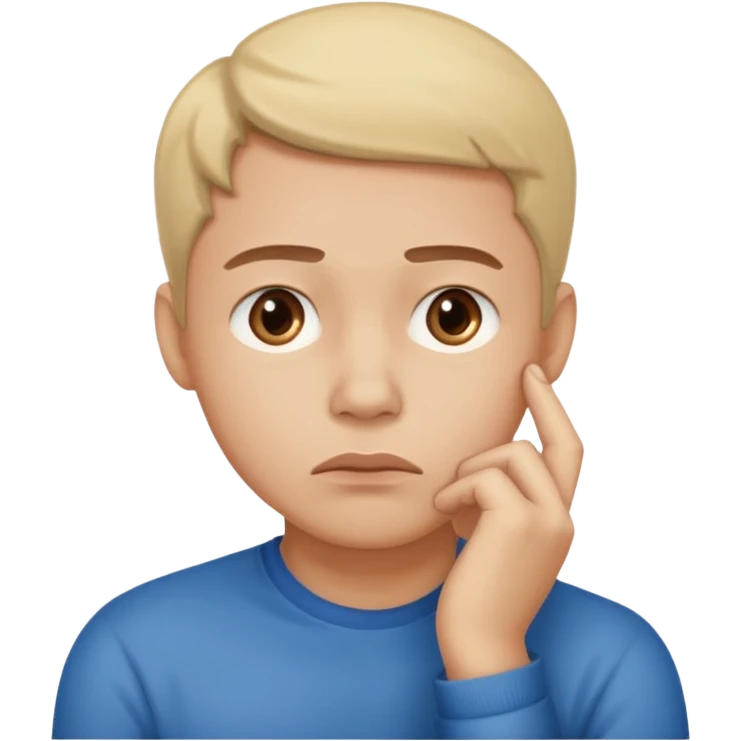 A person worried about money. emoji