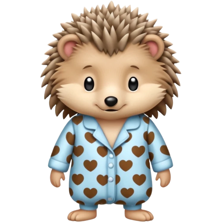 hedgehog in pajama emoji