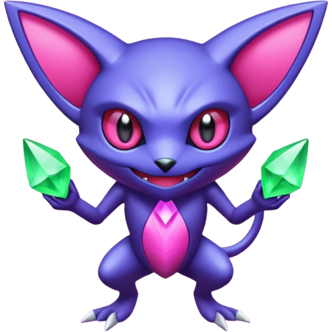 Genesect-Sableye-Mew-fusion emoji