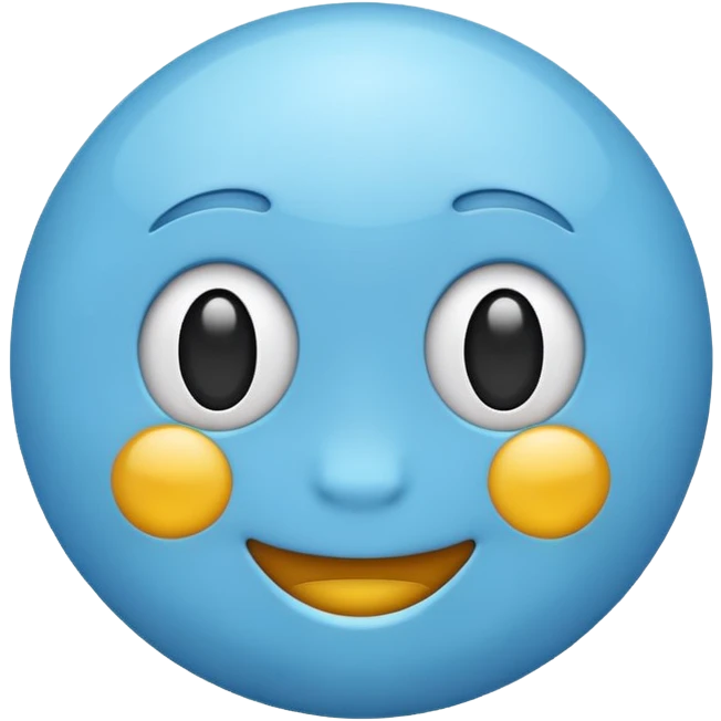 Light blue emoji emoji