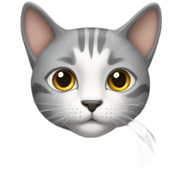 gato gris emoji