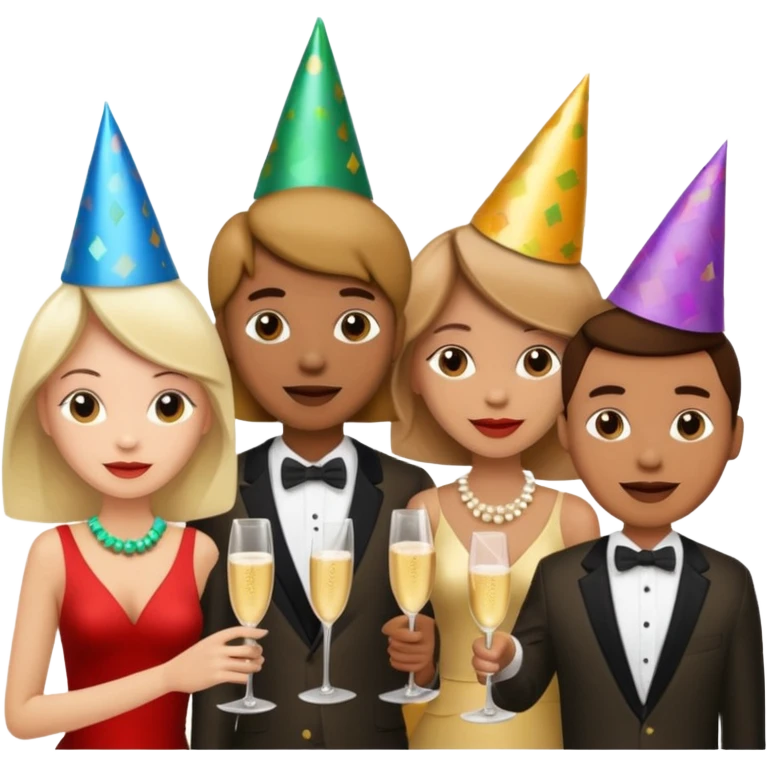 Red group peoples party emoji